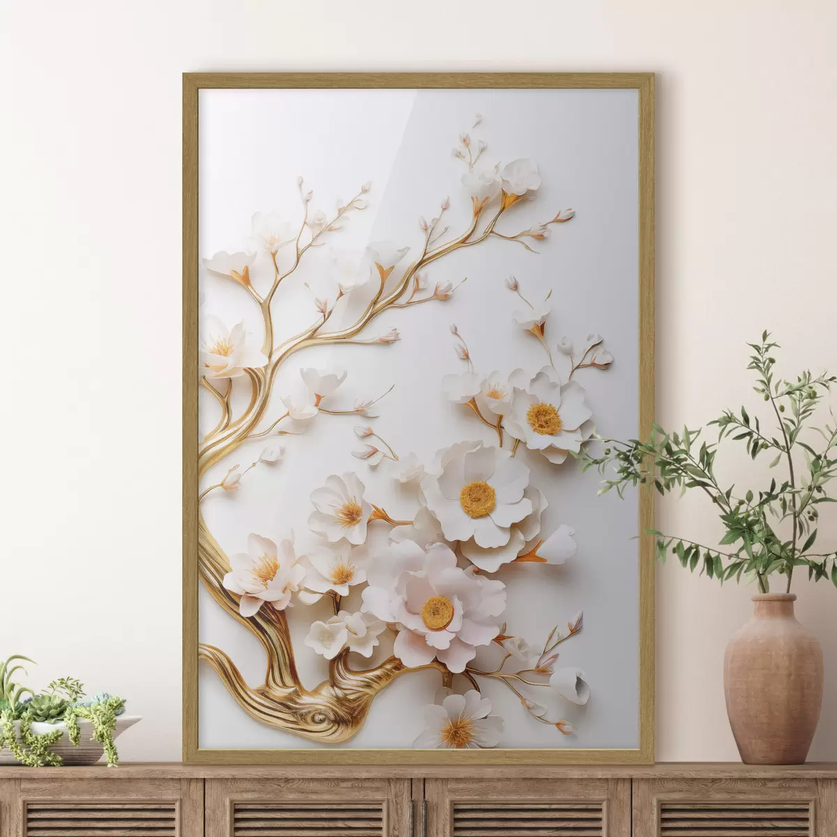 Poster Magnolii albe f50033
