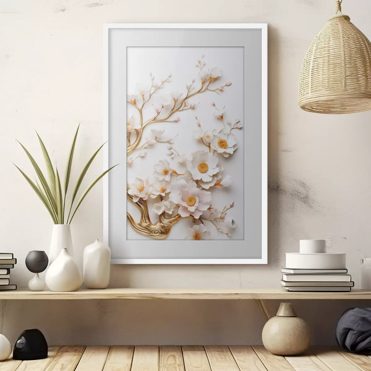 Poster Magnolii albe f50033