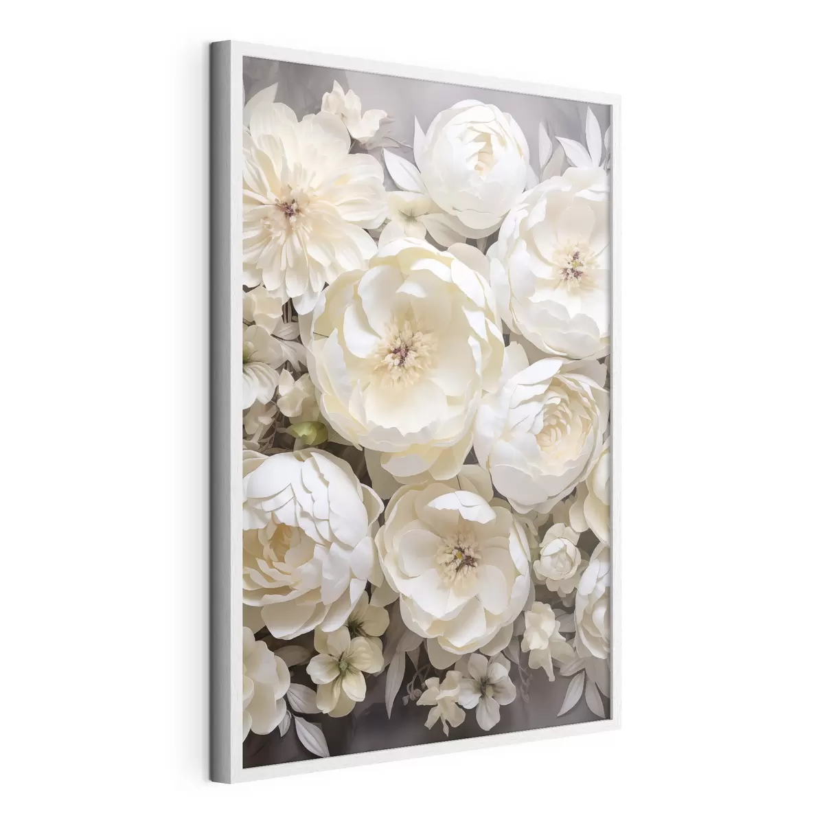 Poster Peonii albe f50034