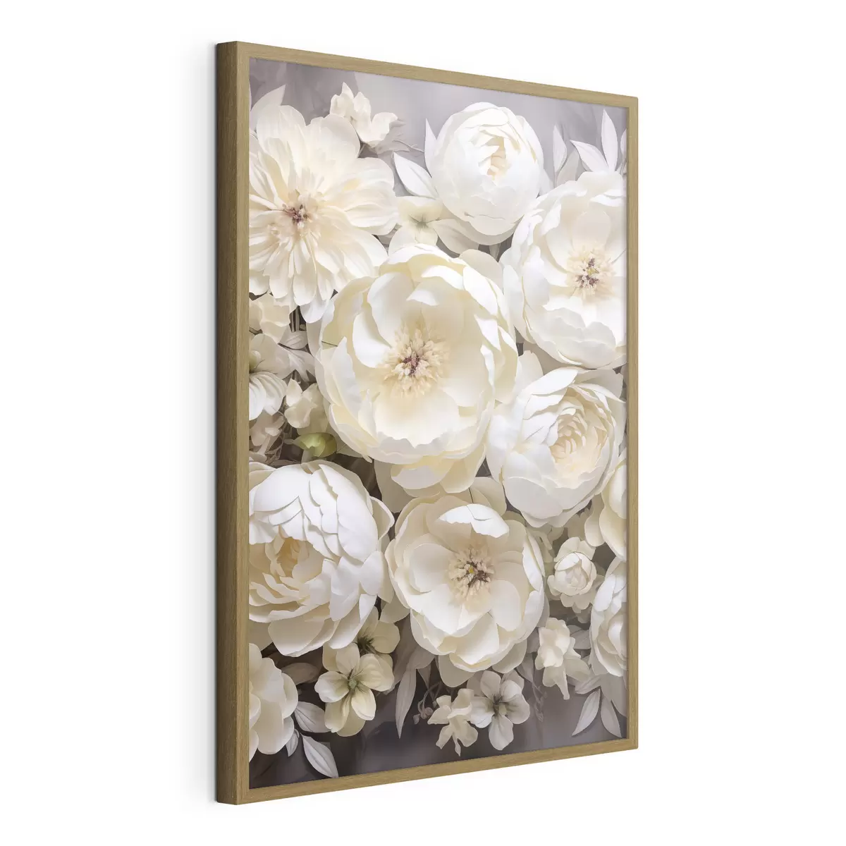 Poster Peonii albe f50034
