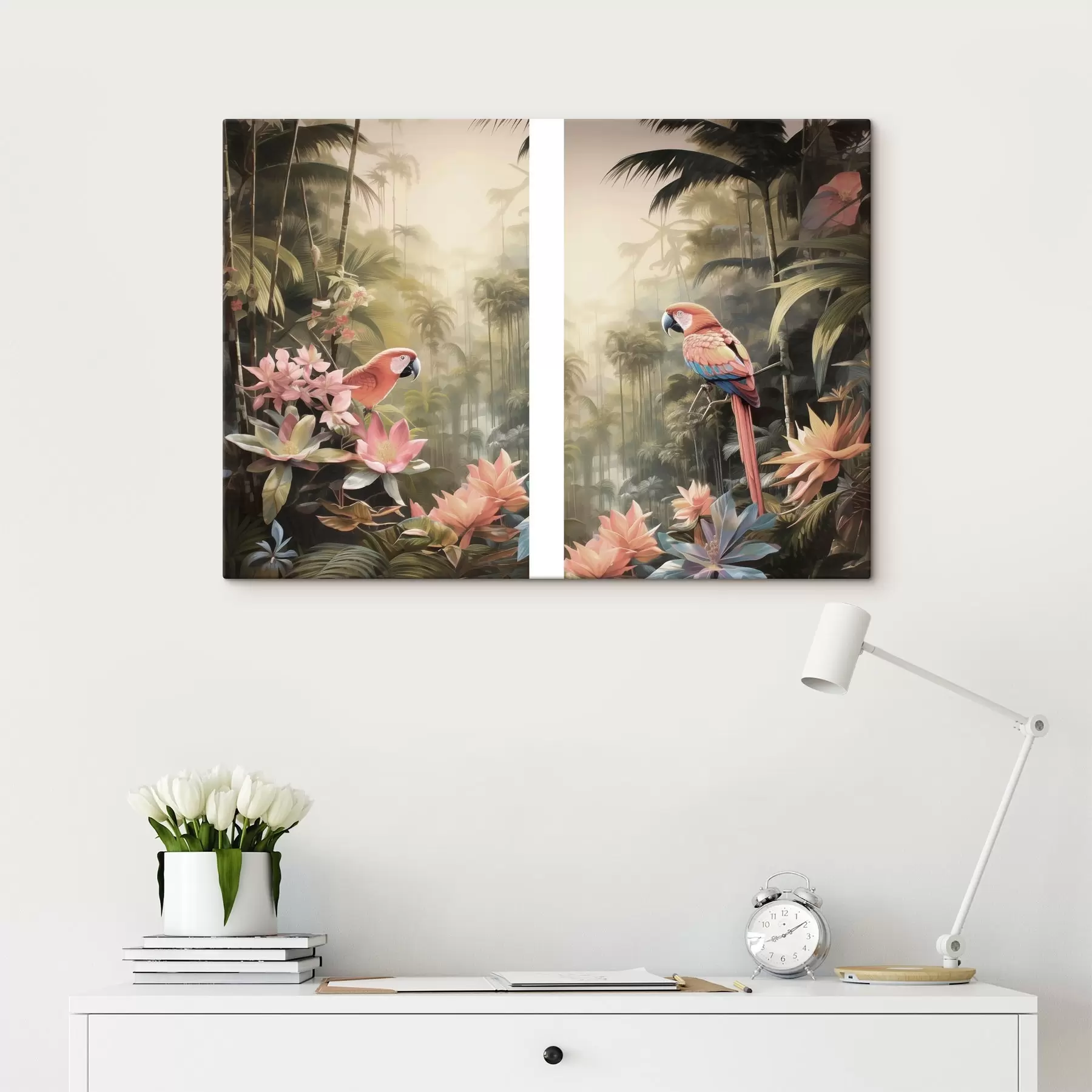 Tablouri Flamingo tropicali m30771