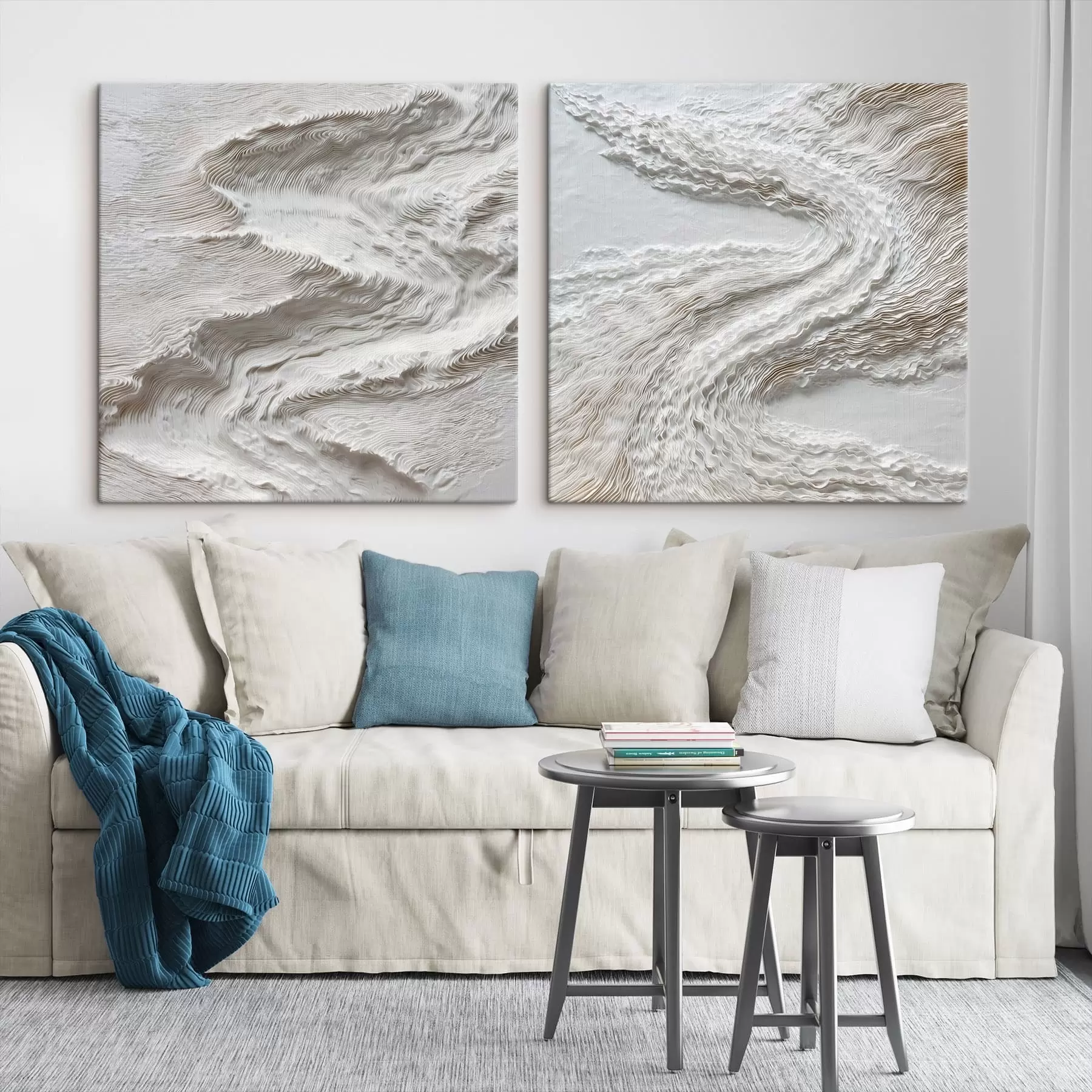 Tablouri Relief texturat cu linii de contur fine, în stilul artei contemporane m30652
