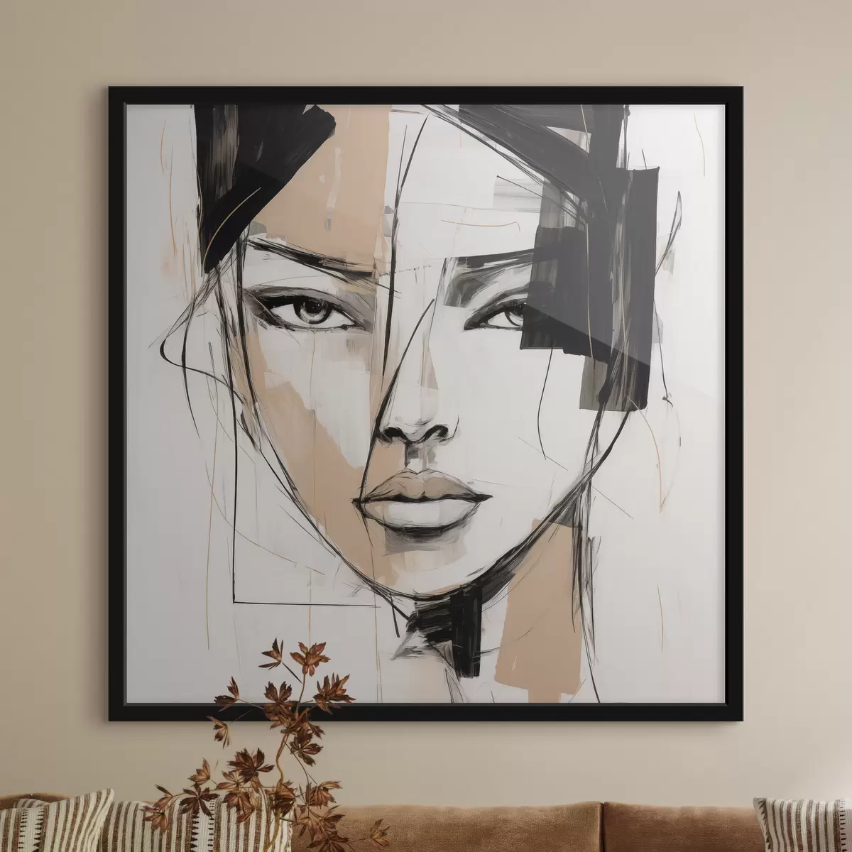 Poster Portret abstract f50049