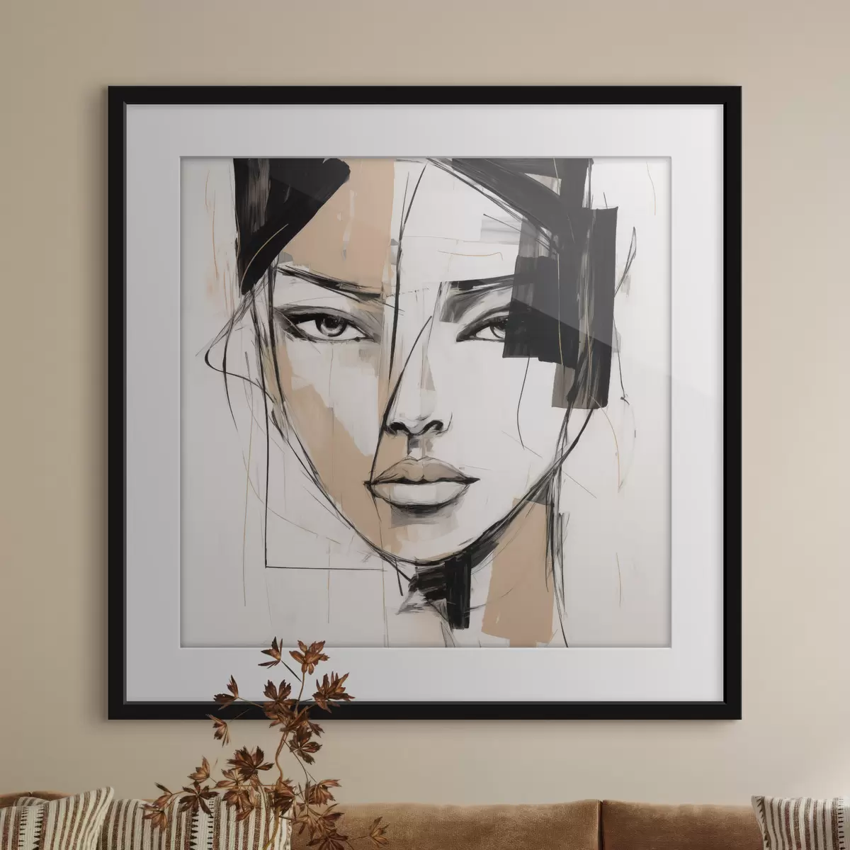 Poster Portret abstract f50049