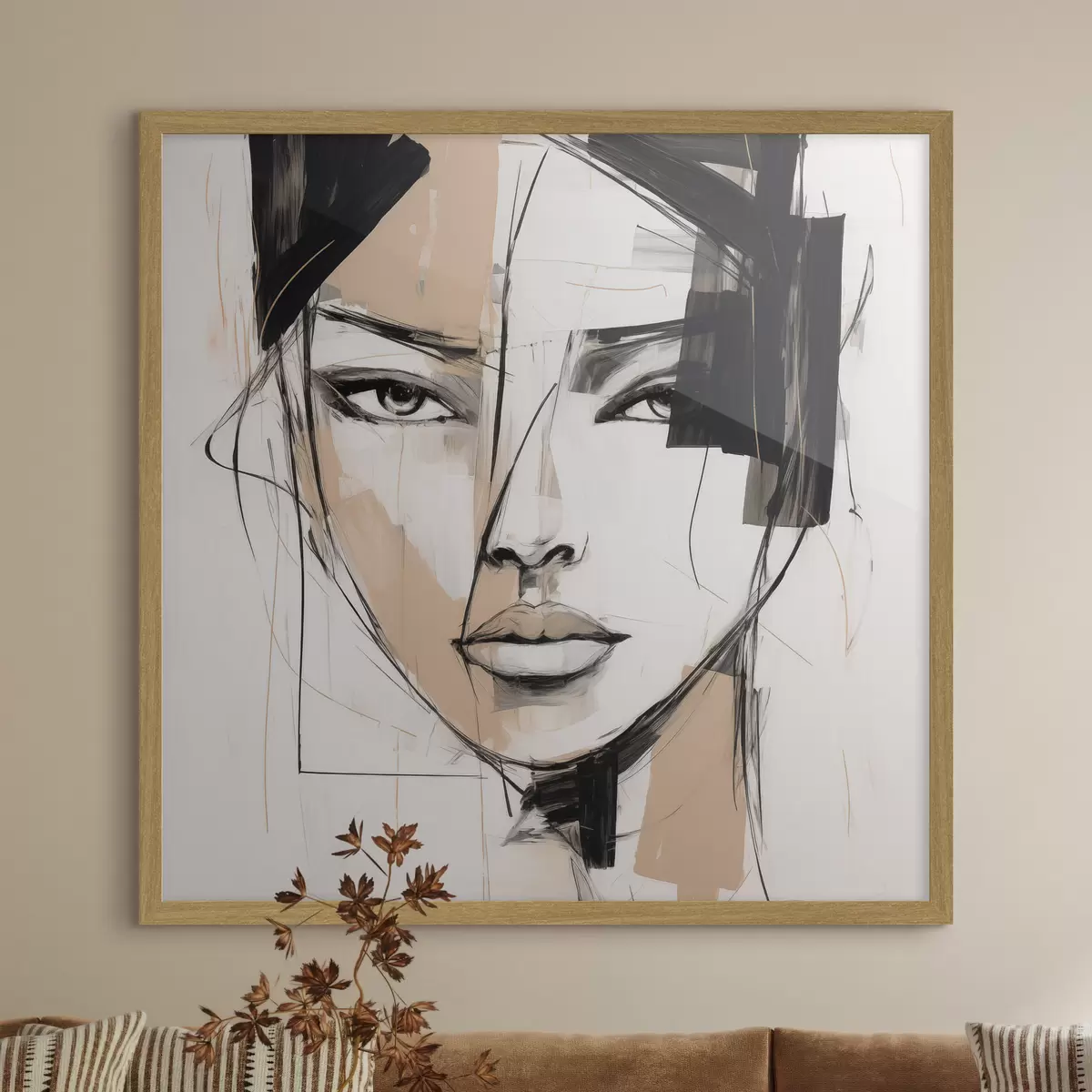 Poster Portret abstract f50049