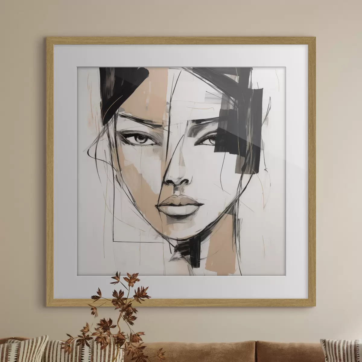Poster Portret abstract f50049
