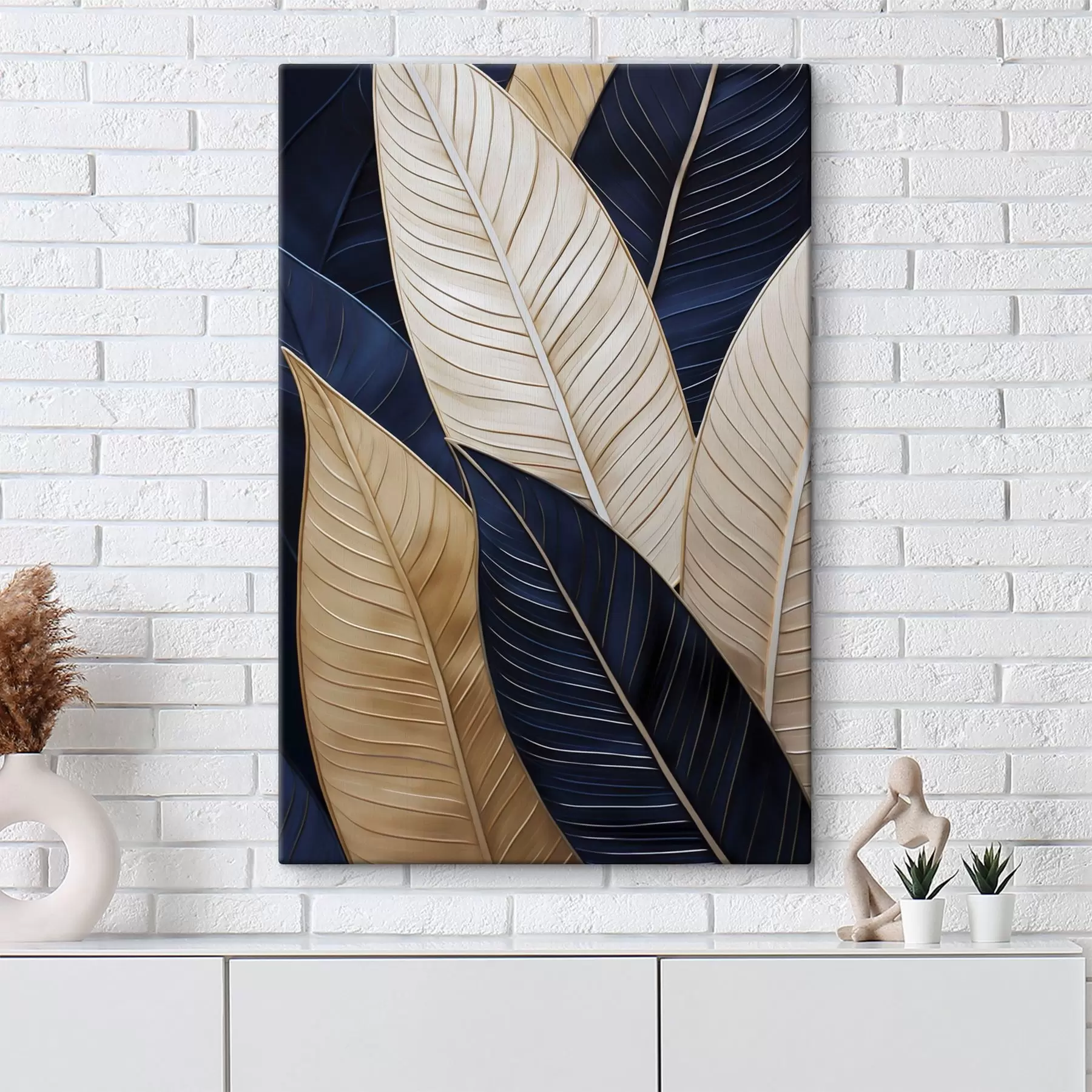 Tablouri Pictură decorativă cu imitație de frunze s50062