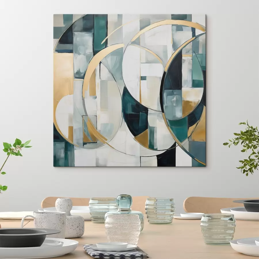 Tablouri Abstracție haotică, imitație a picturii s50073