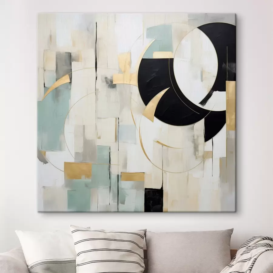 Tablouri Abstracția geometrică, imitația picturii s50074