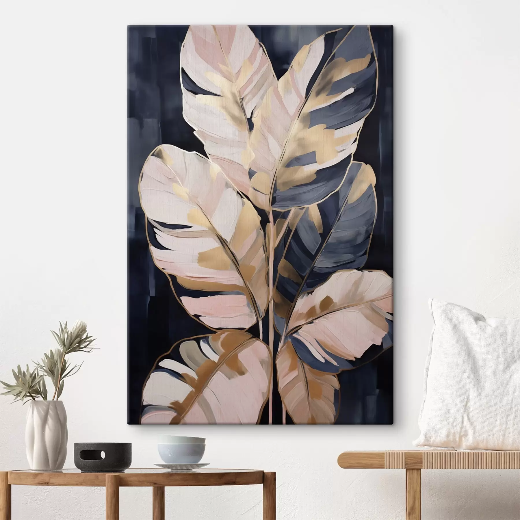 Tablouri Frunziș abstract, imitație de pictură s50076
