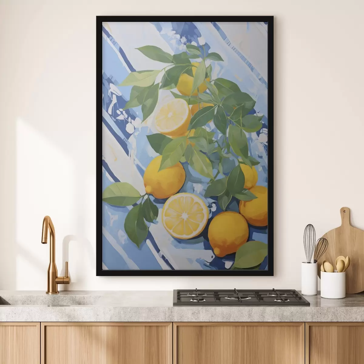Poster Lămâi, pictură în stil imitație f50066