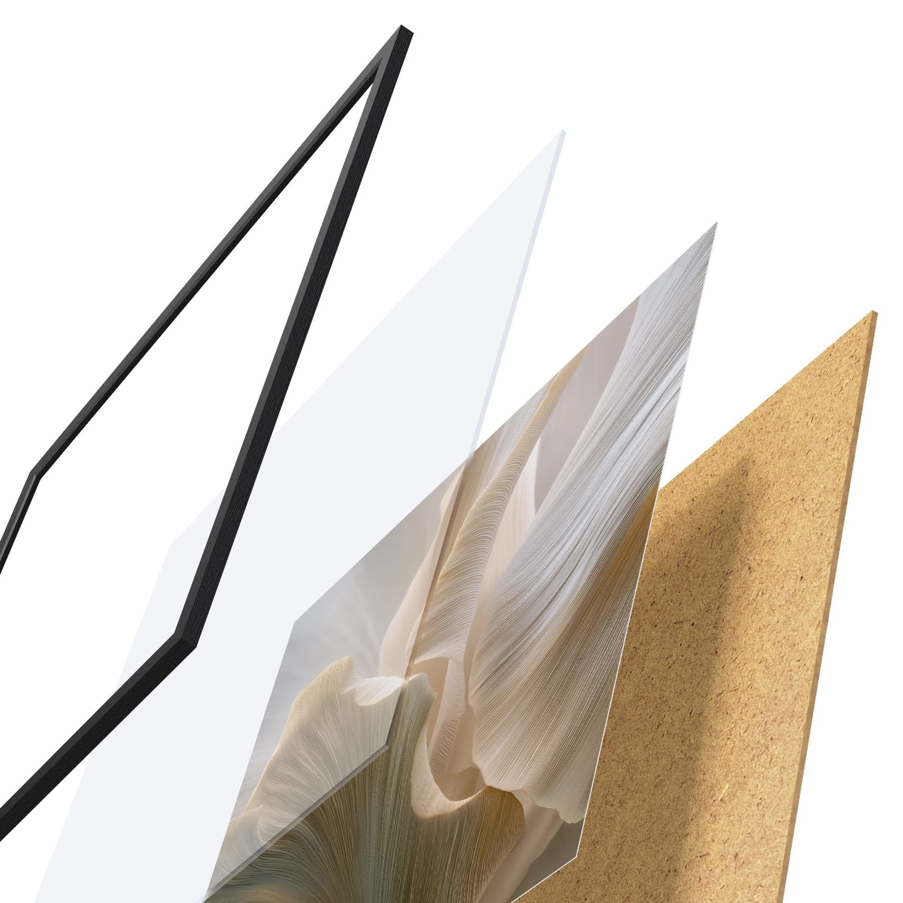 Poster Petale abstracte în nuanțe delicate f49945