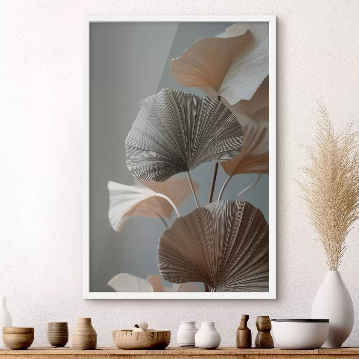 Poster Frunze decorative în formă de evantai f49971