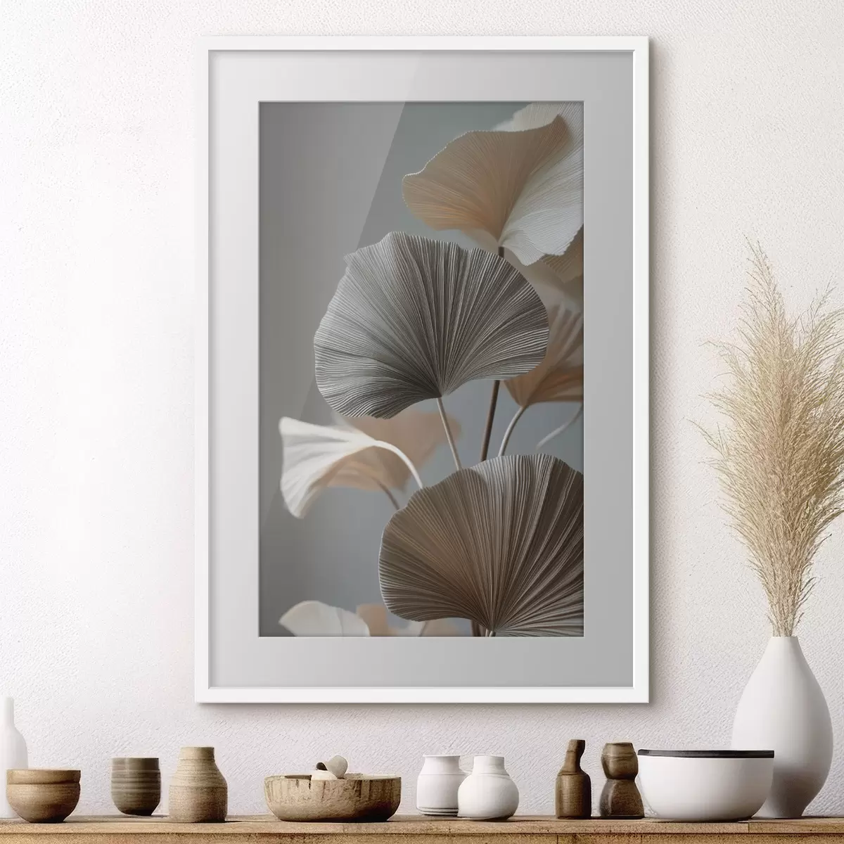 Poster Frunze decorative în formă de evantai f49971