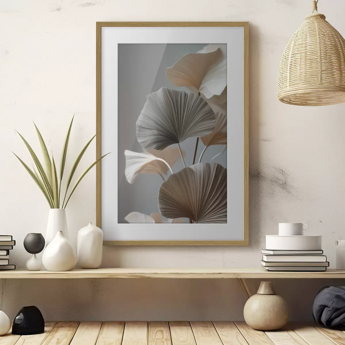 Poster Frunze decorative în formă de evantai f49971