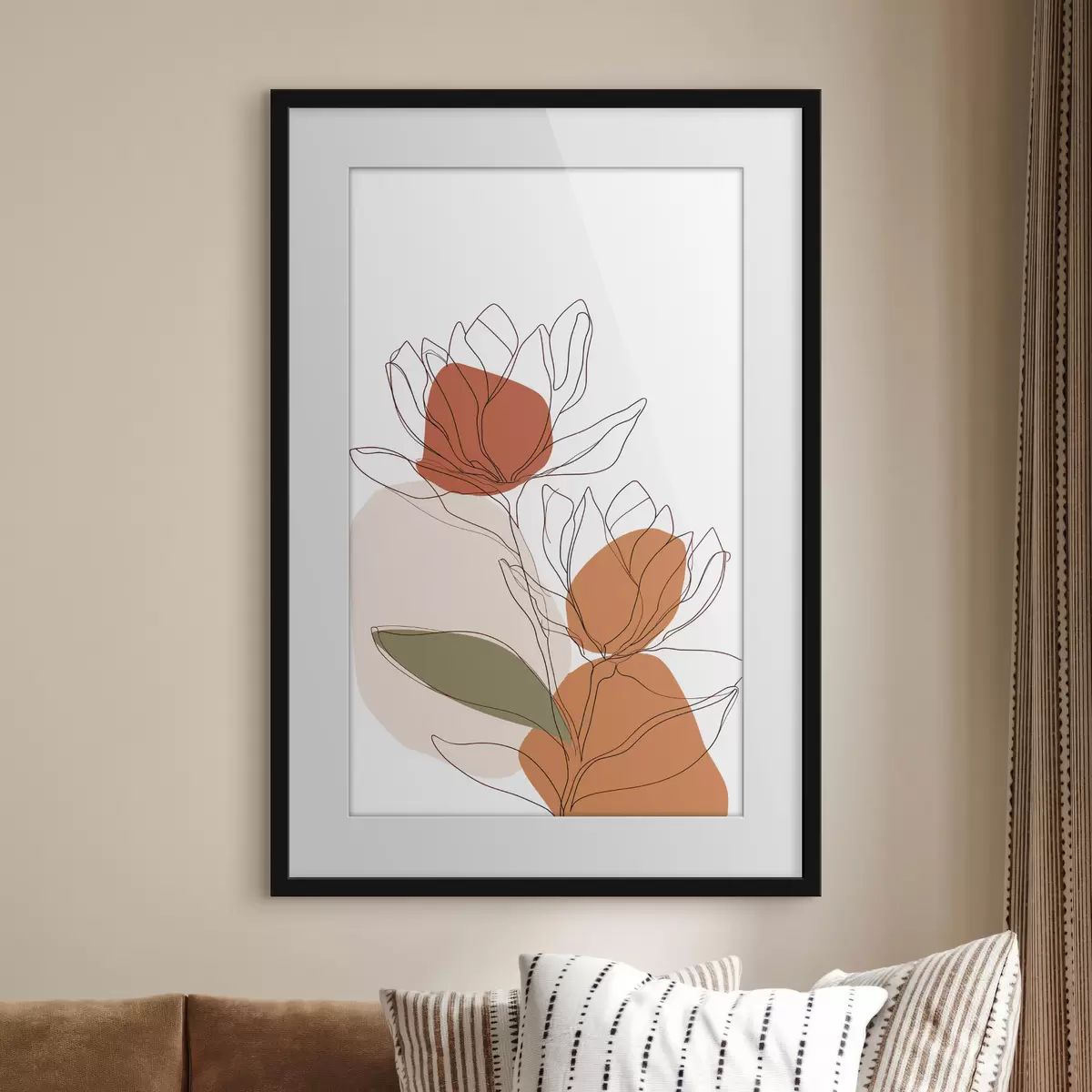 Poster Mozaic botanic f50112