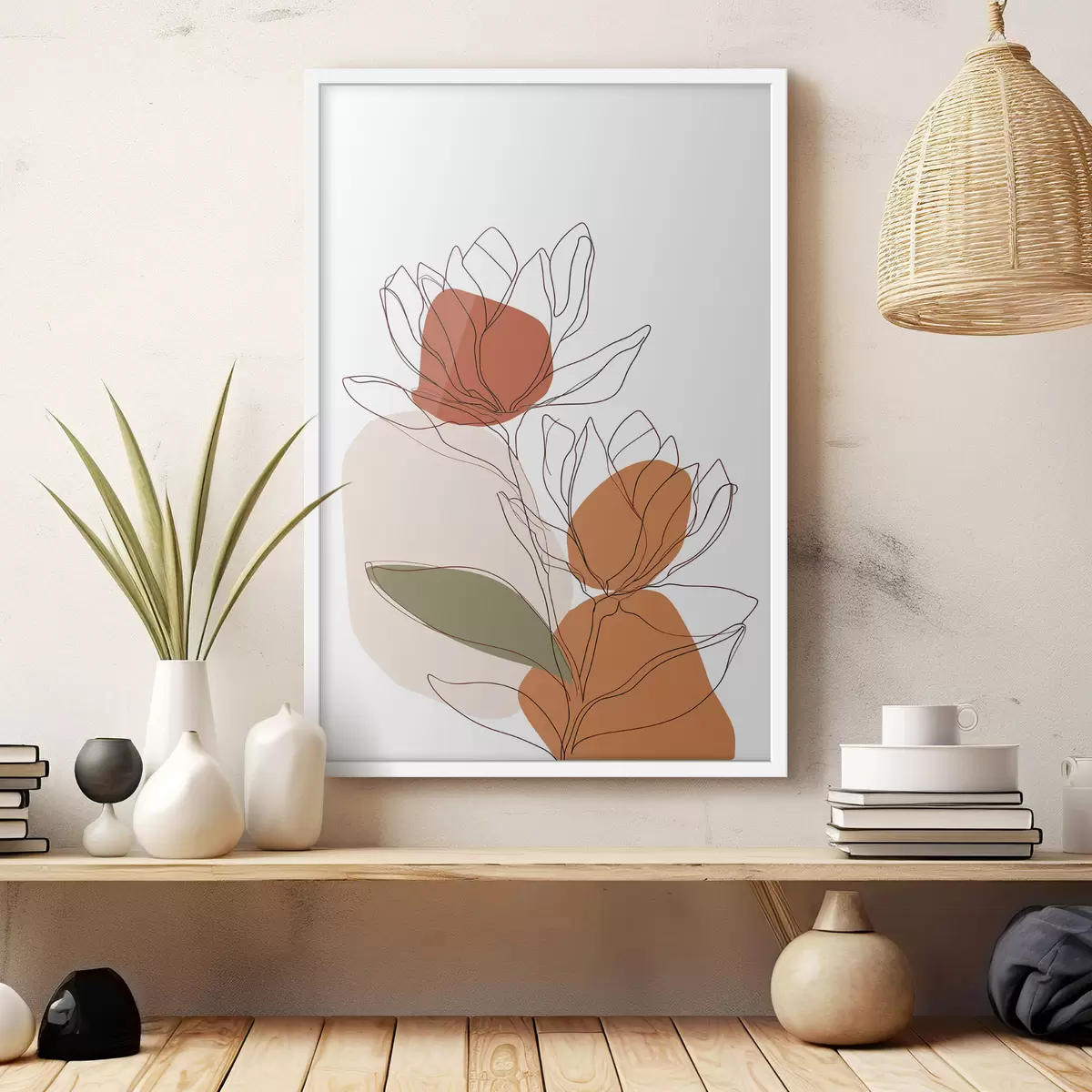 Poster Mozaic botanic f50112