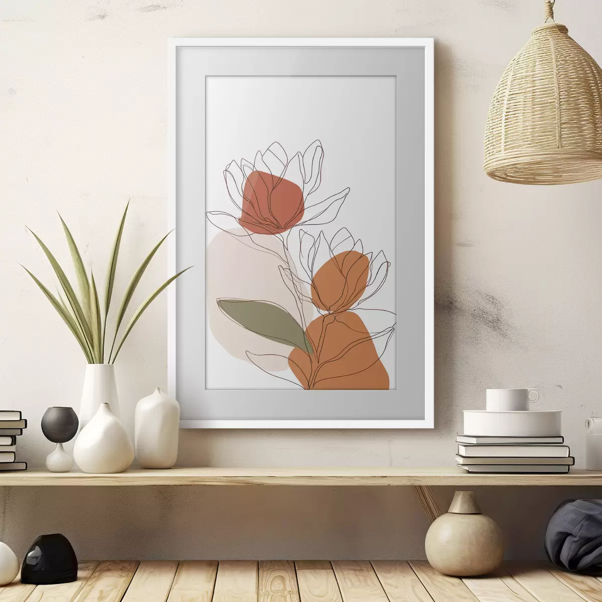 Poster Mozaic botanic f50112