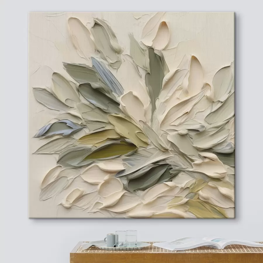 Tablouri Frunziș abstract, imitație de pictură s50130