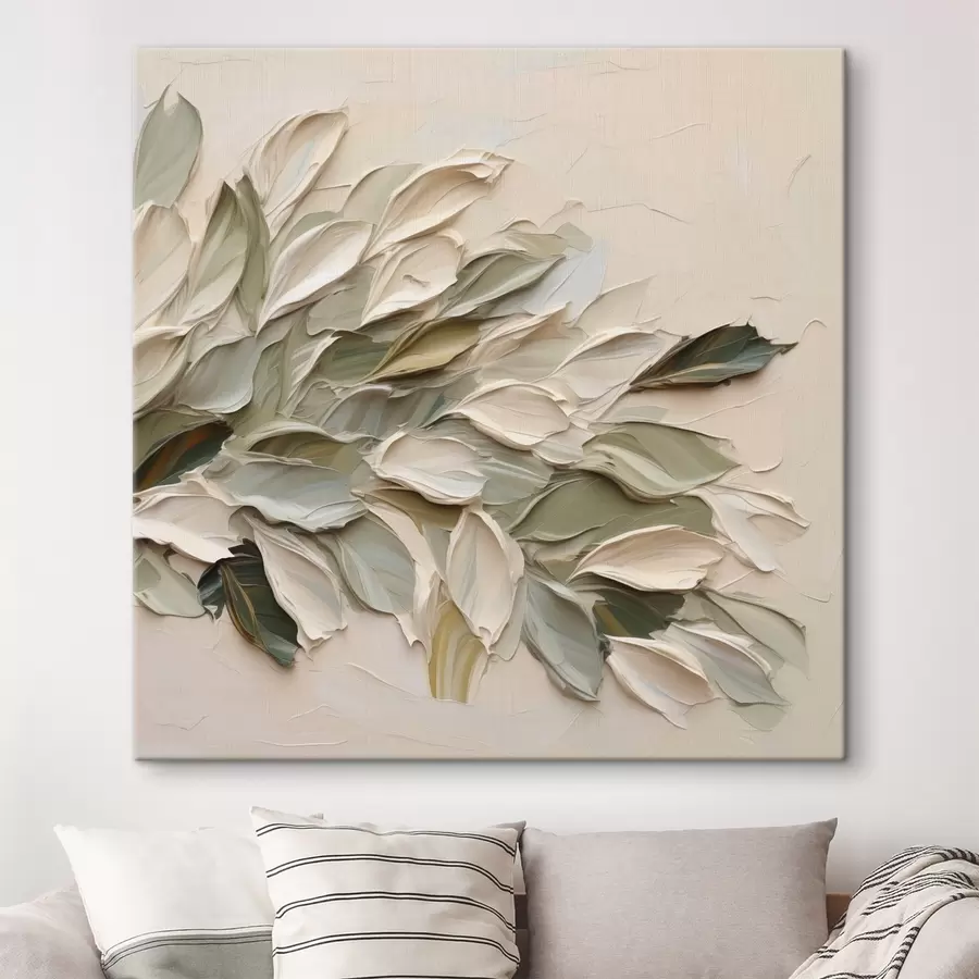 Tablouri Frunziș abstract, imitație de pictură s50131