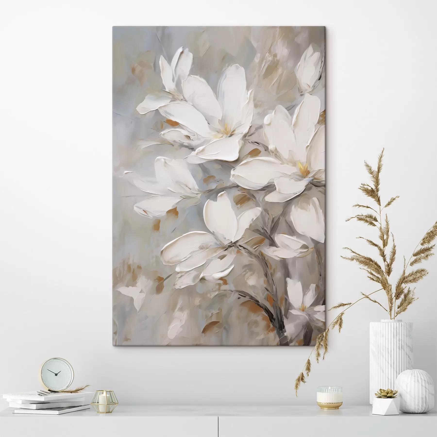 Tablouri Flori abstracte, imitație de pictură s50138