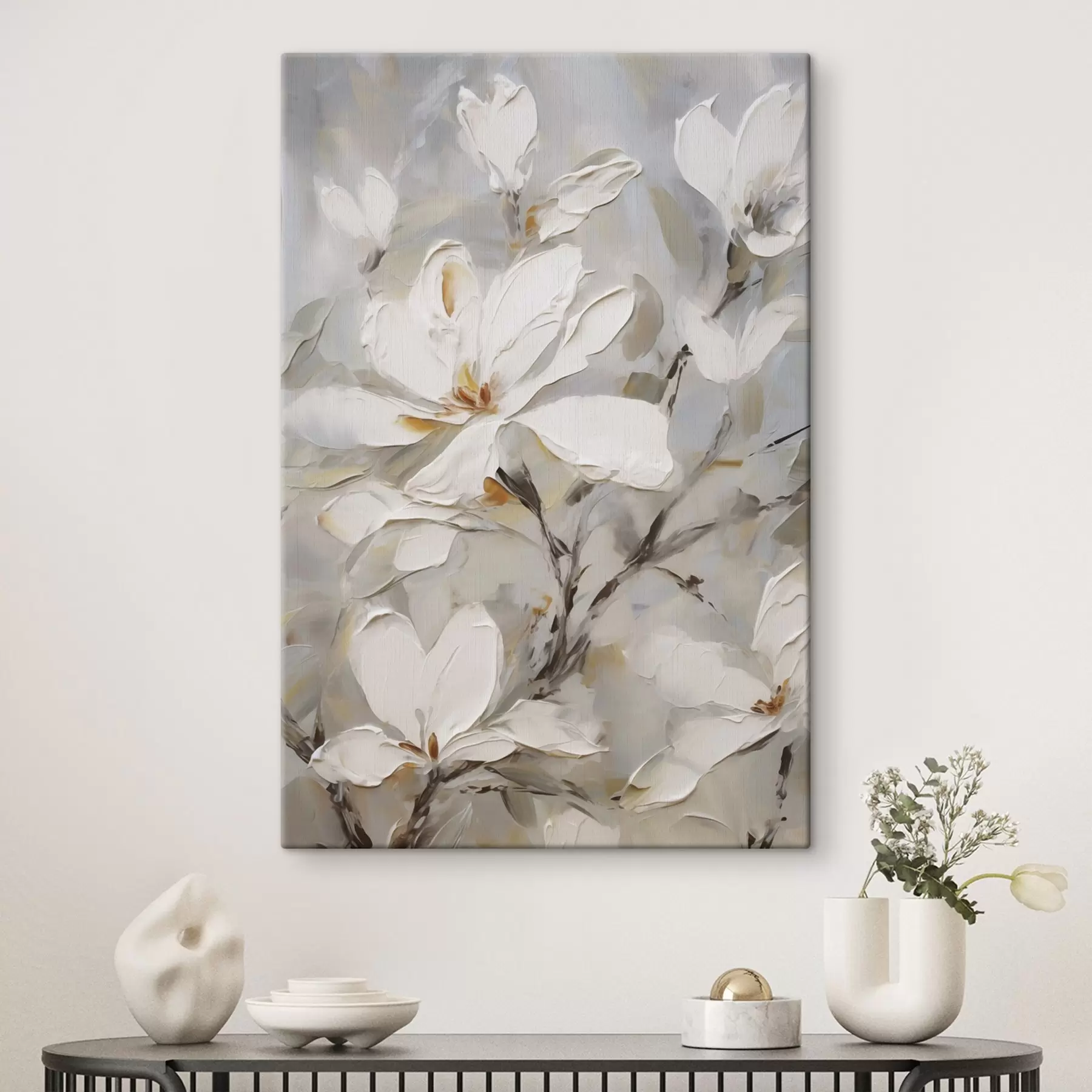 Tablouri Flori abstracte, imitație de pictură s50139