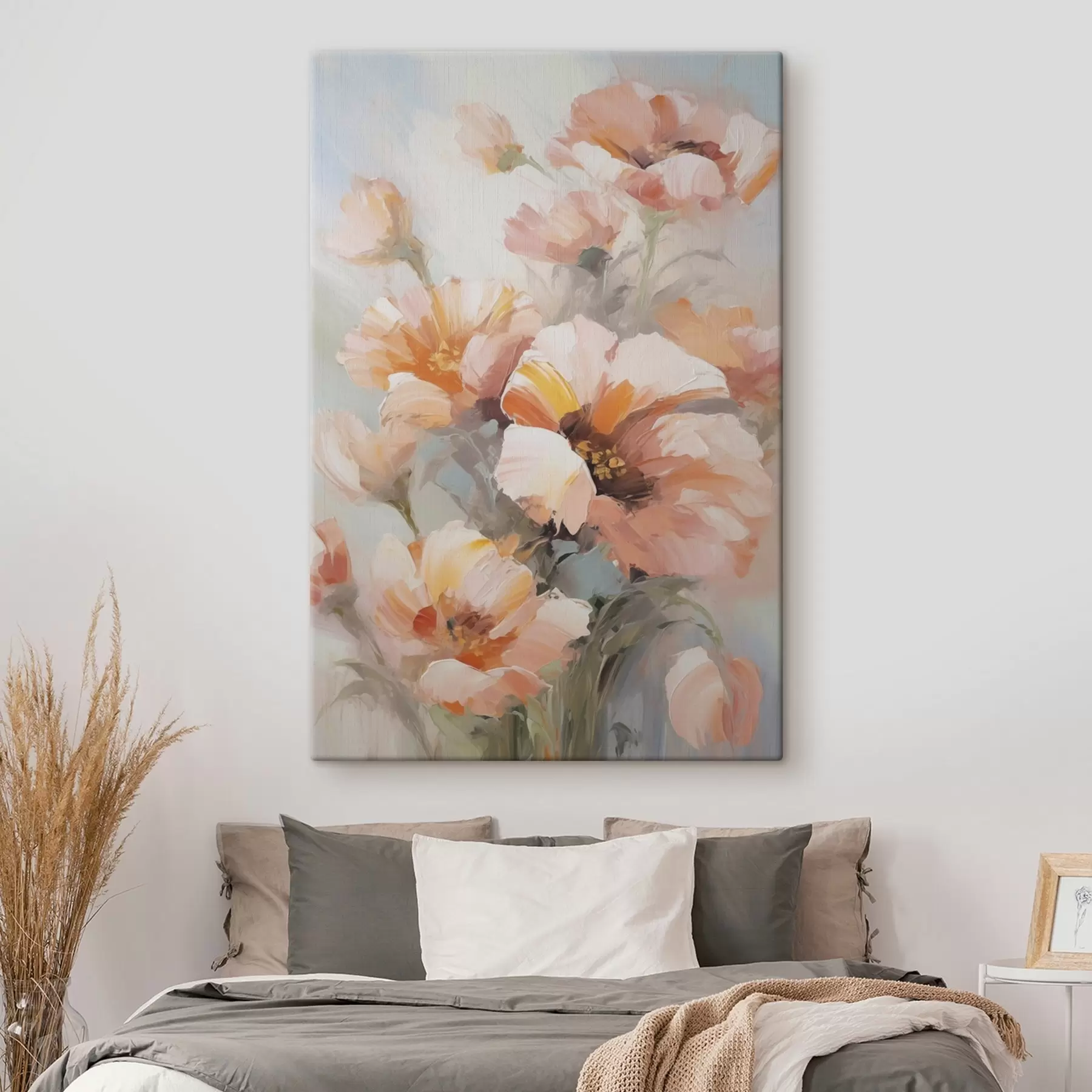 Tablouri Flori delicate, imitație de pictură s50140