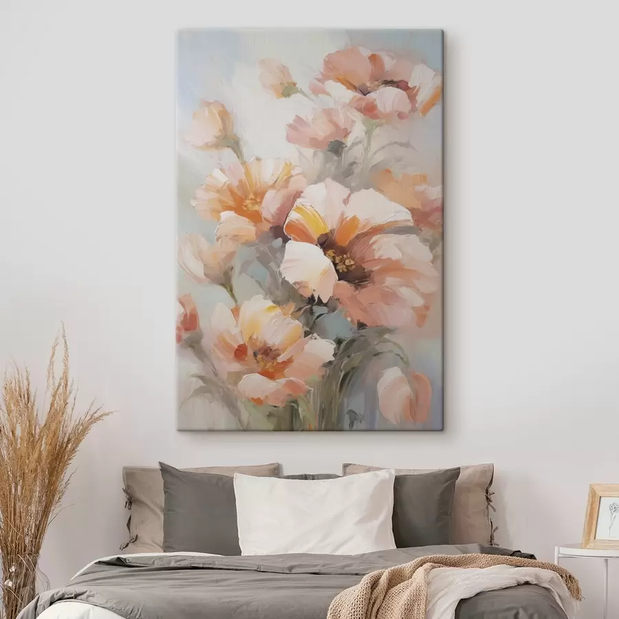 Tablouri Flori delicate, imitație de pictură s50140