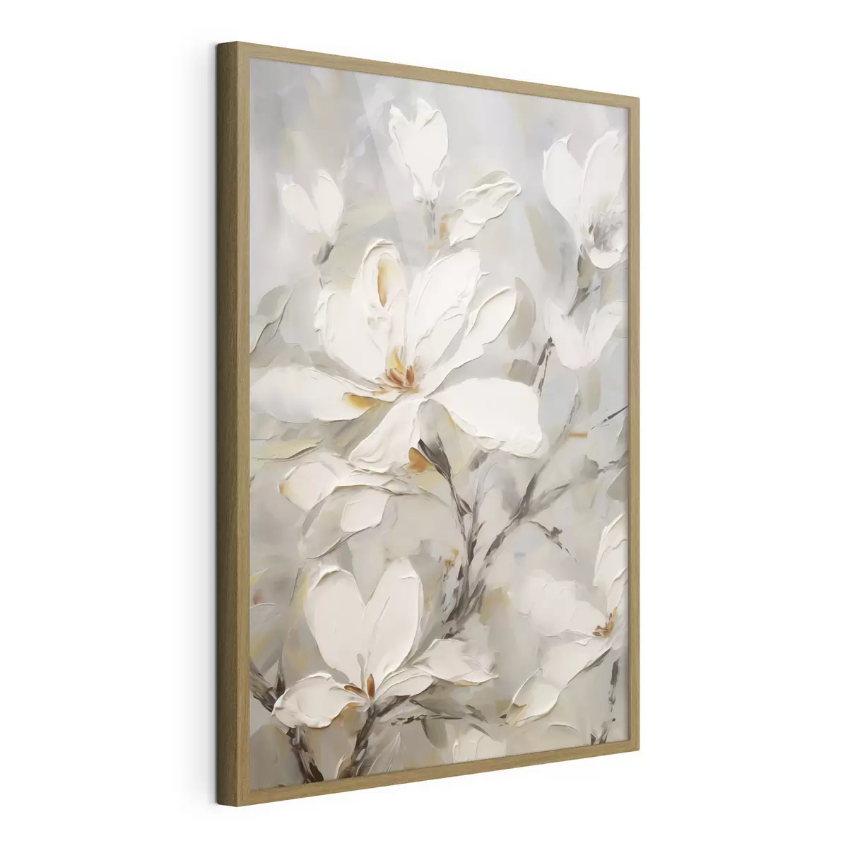 Poster Flori abstracte, imitație de pictură f50139