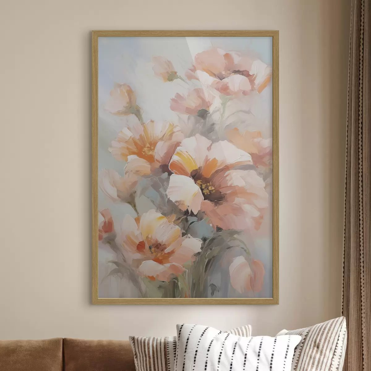 Poster Flori delicate, imitație de pictură f50140