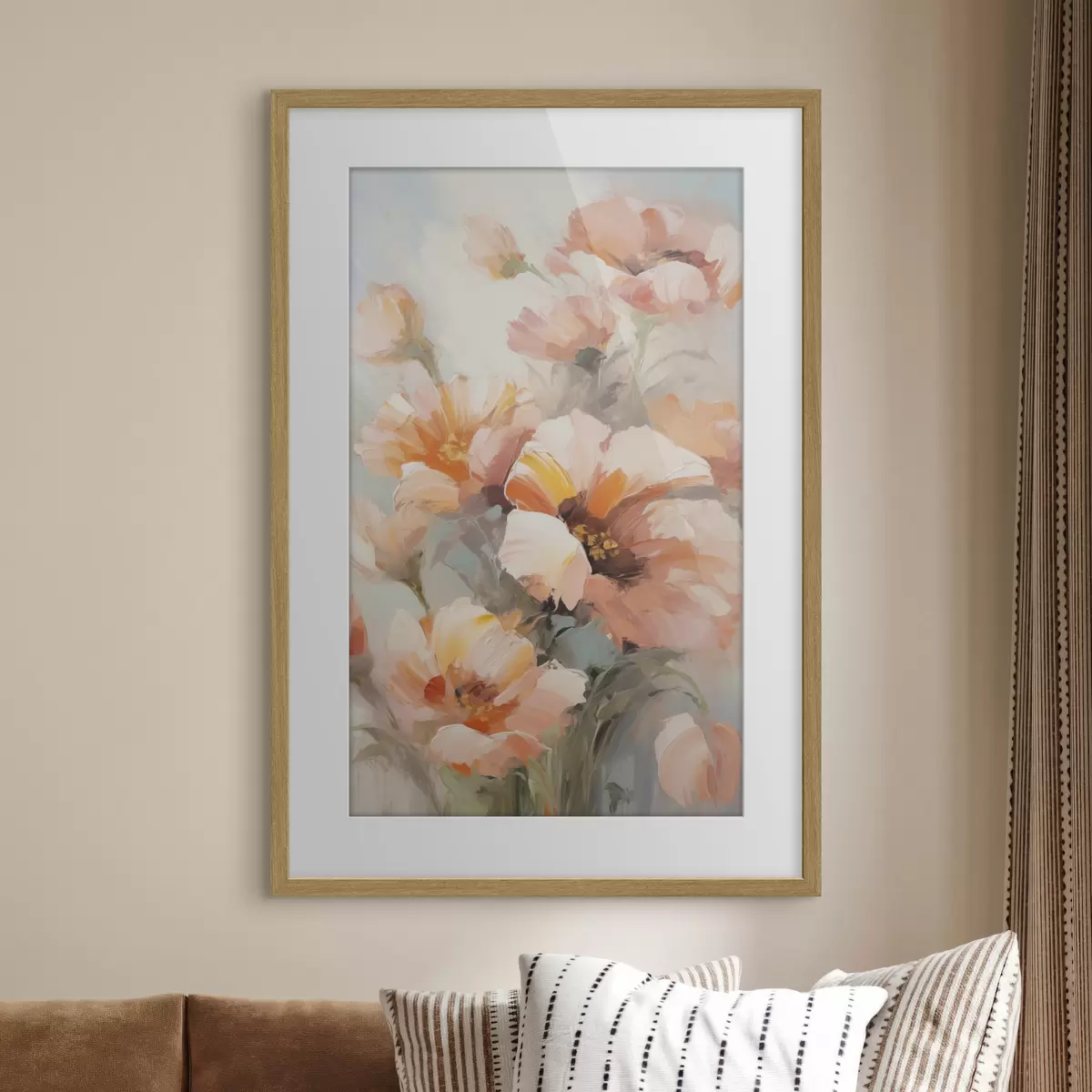 Poster Flori delicate, imitație de pictură f50140