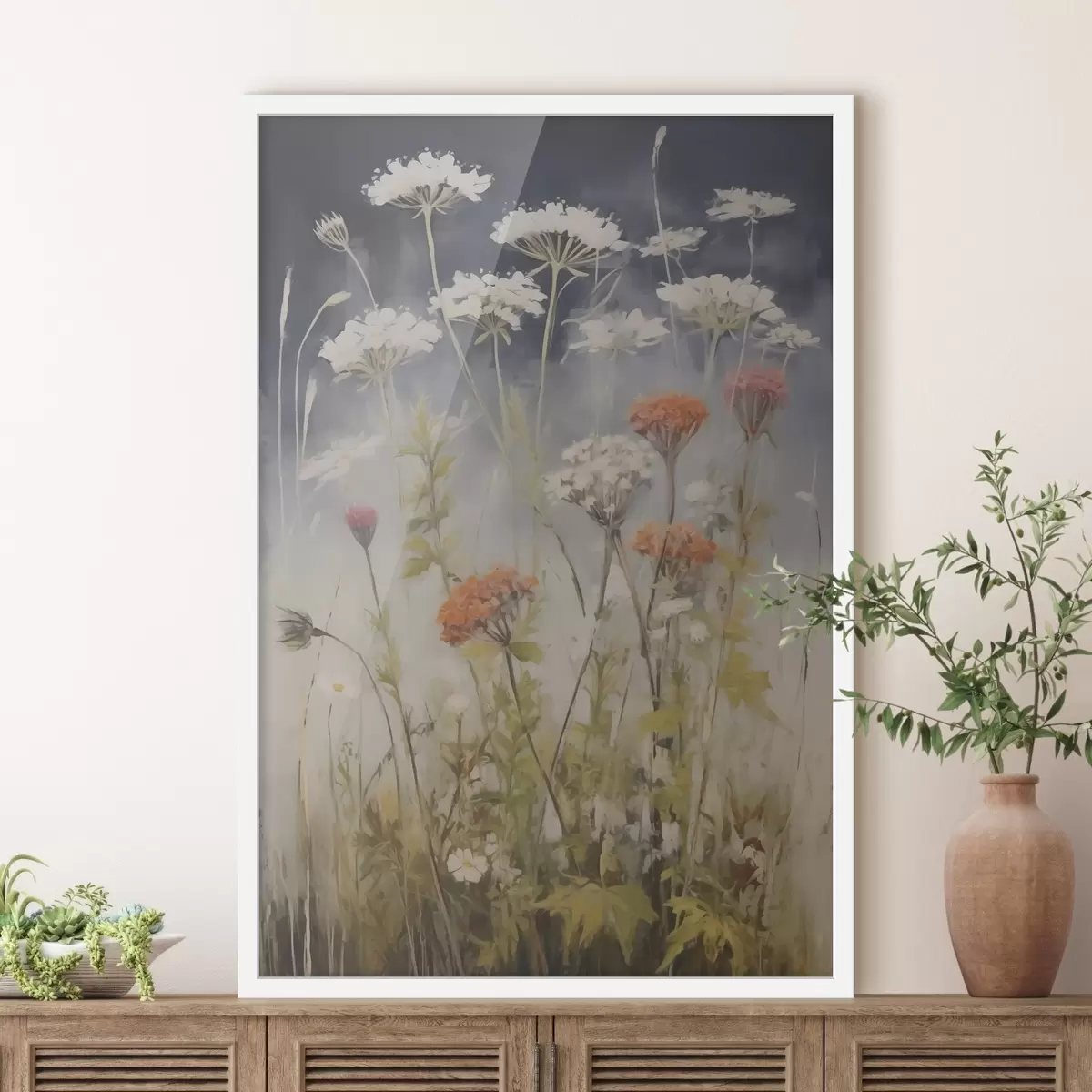 Poster Ierburi de câmp, imitație de pictură f50142