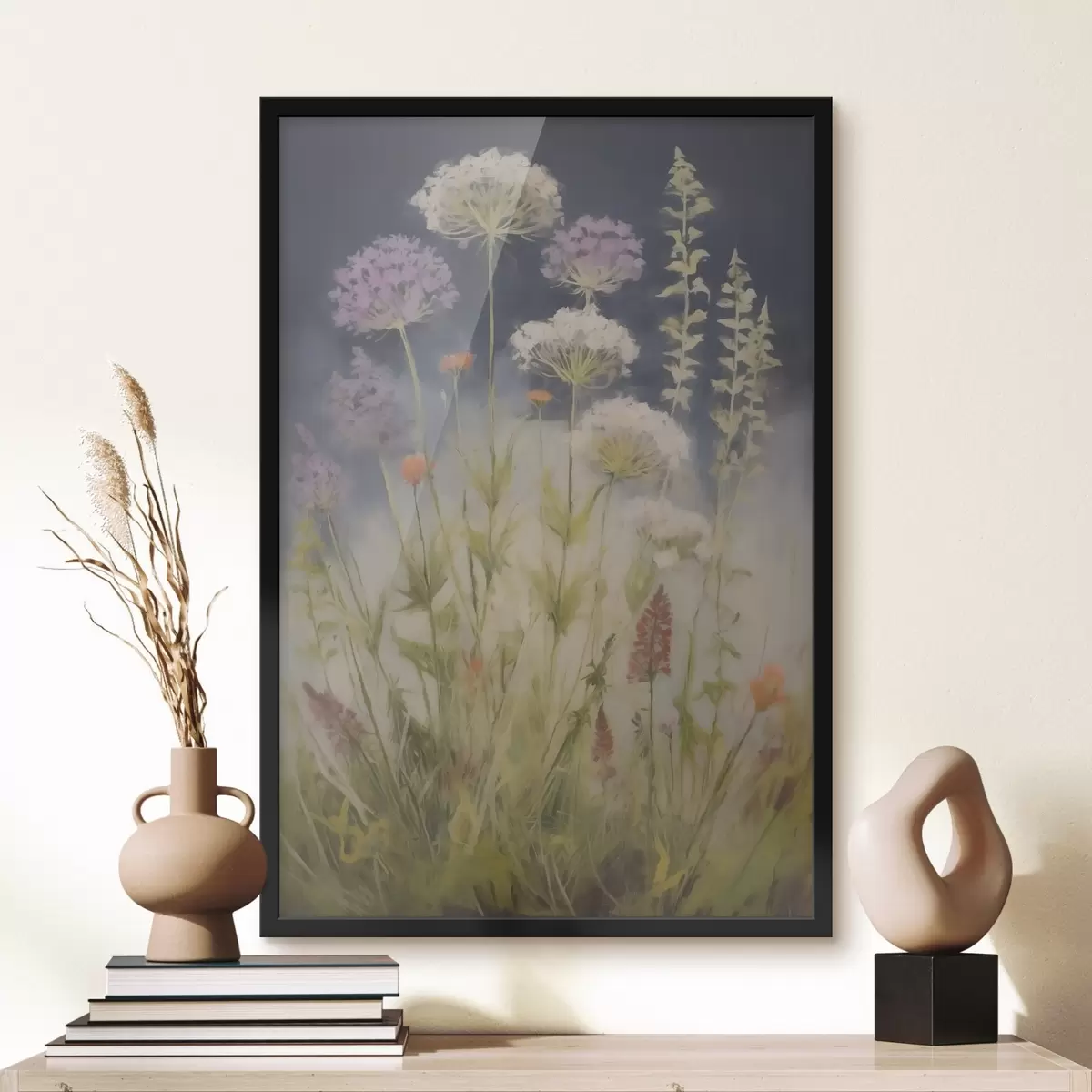 Poster Ierburi de câmp, imitație de pictură f50143