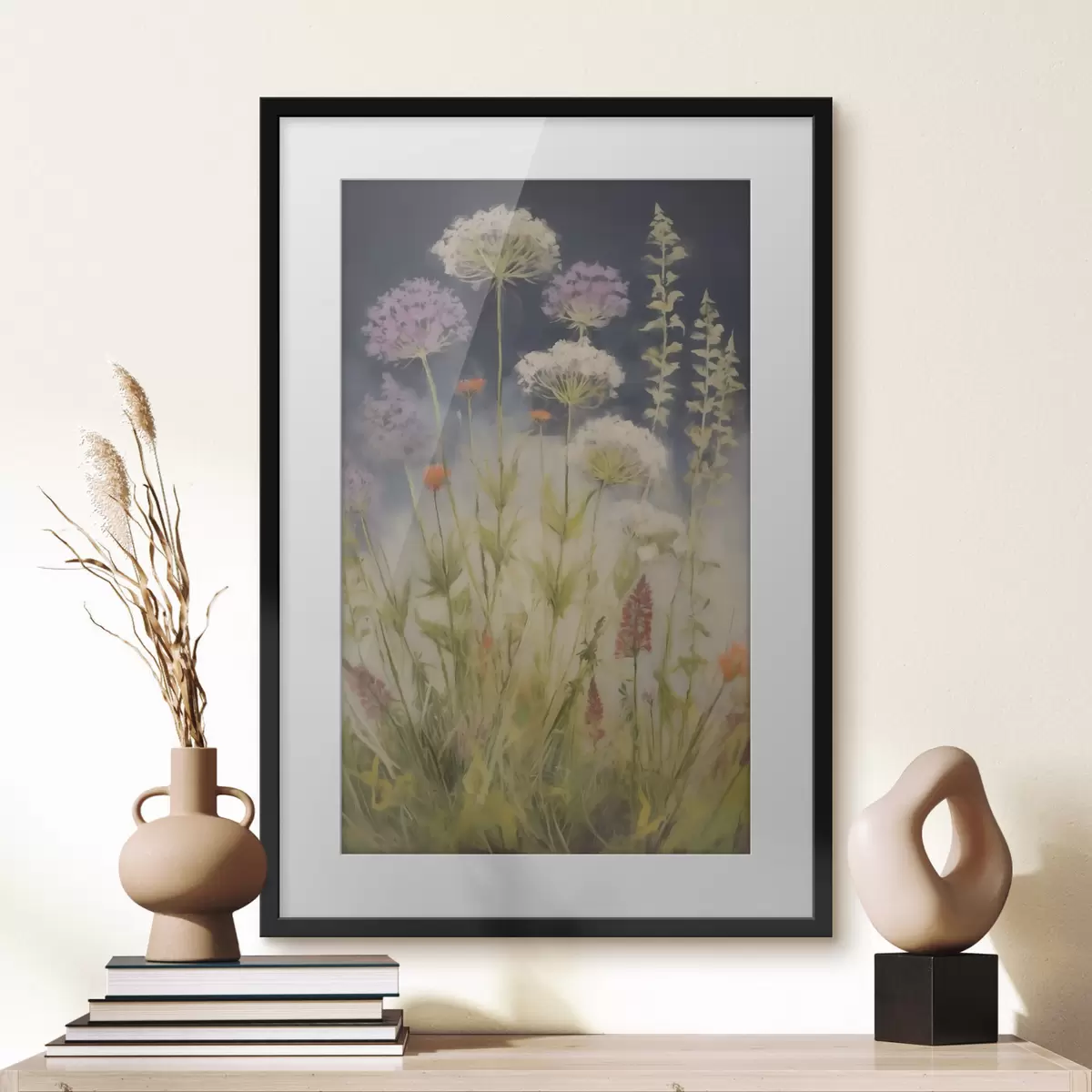 Poster Ierburi de câmp, imitație de pictură f50143