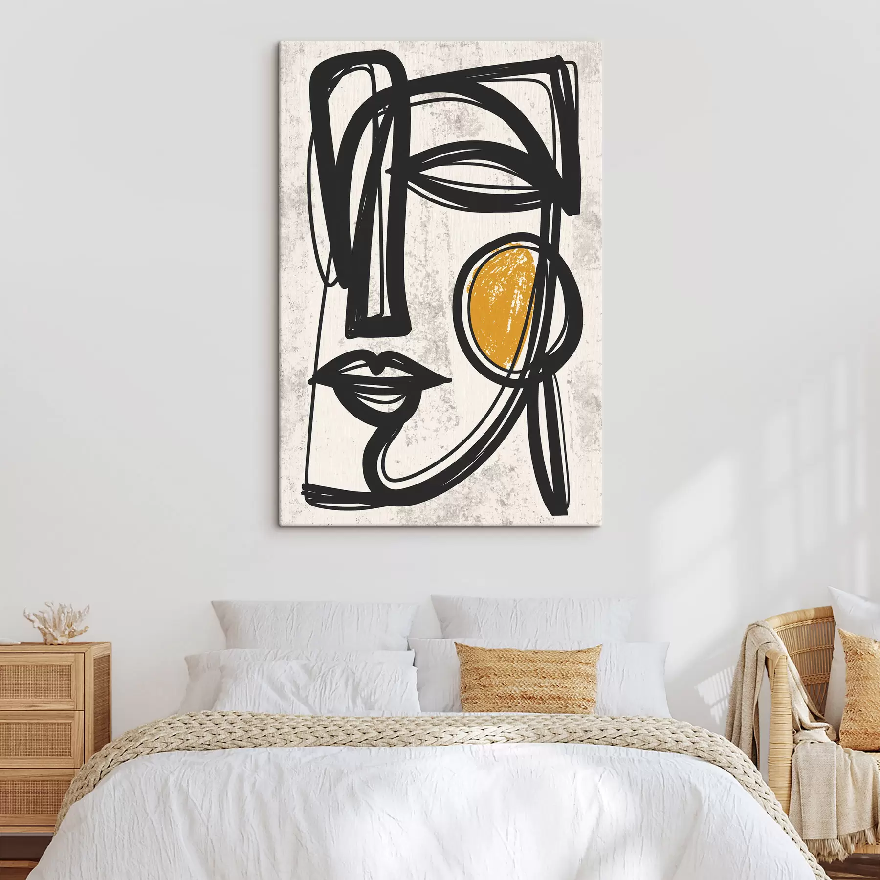 Tablouri Un portret abstract minimalist s49860