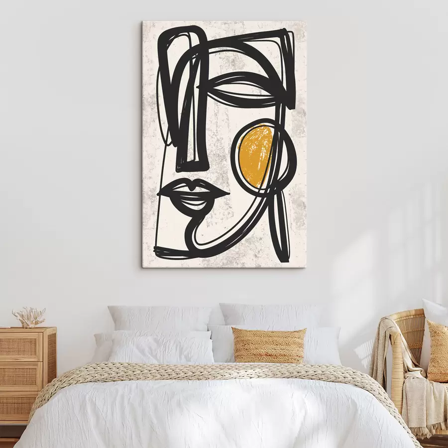 Tablouri Un portret abstract minimalist s49860