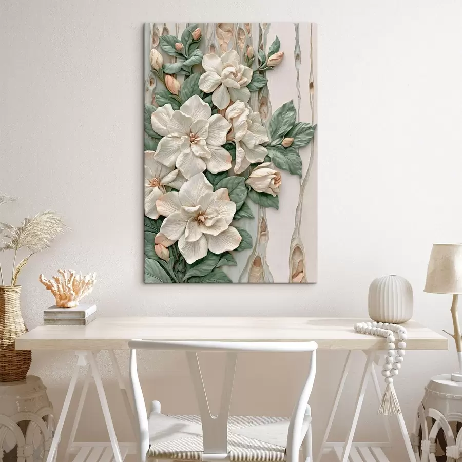 Tablouri Flori abstracte cu frunze s50080