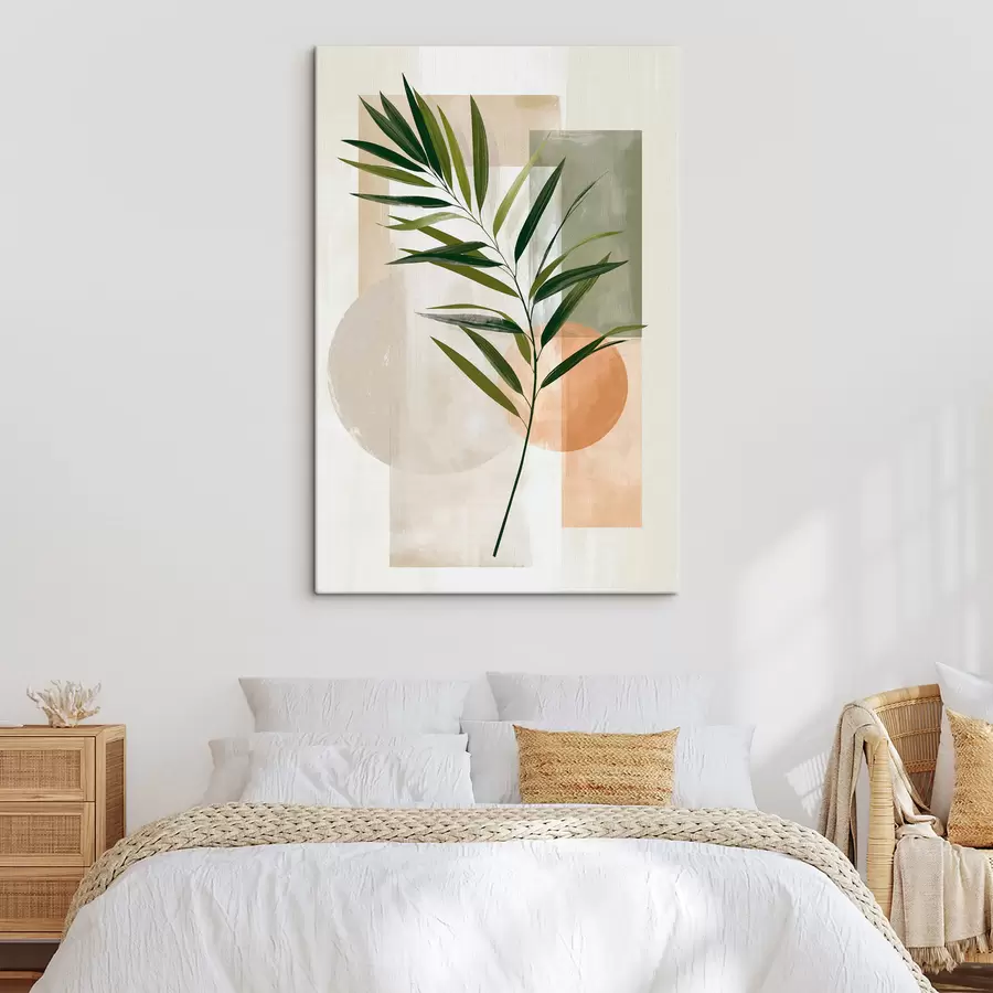 fototapet Abstracție geometrică botanică s50090