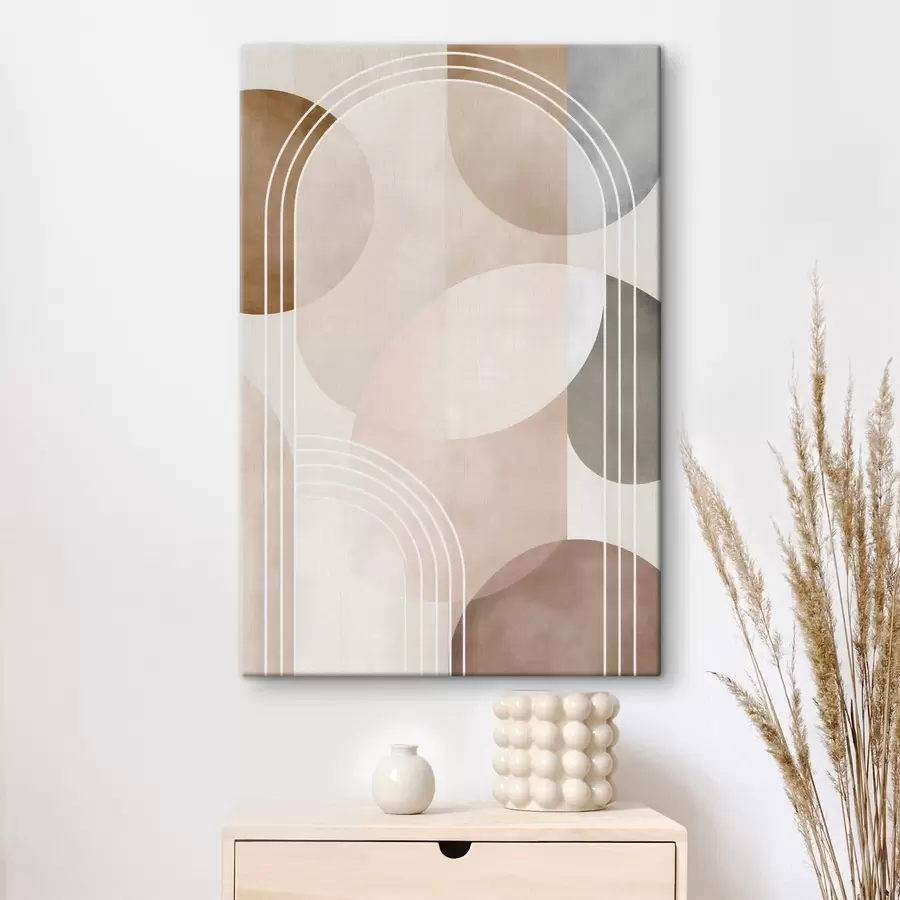 Tablouri Un model abstract cu arcade s50156