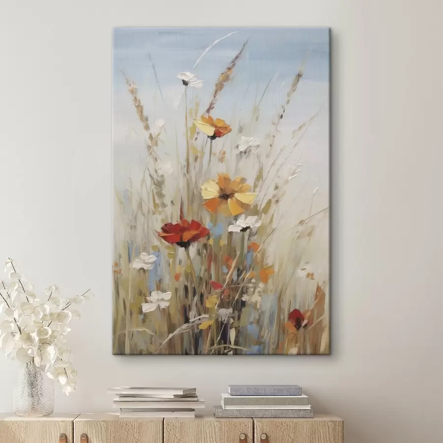 Tablouri Flori sălbatice și plante aromatice, imitație de pictură s50183