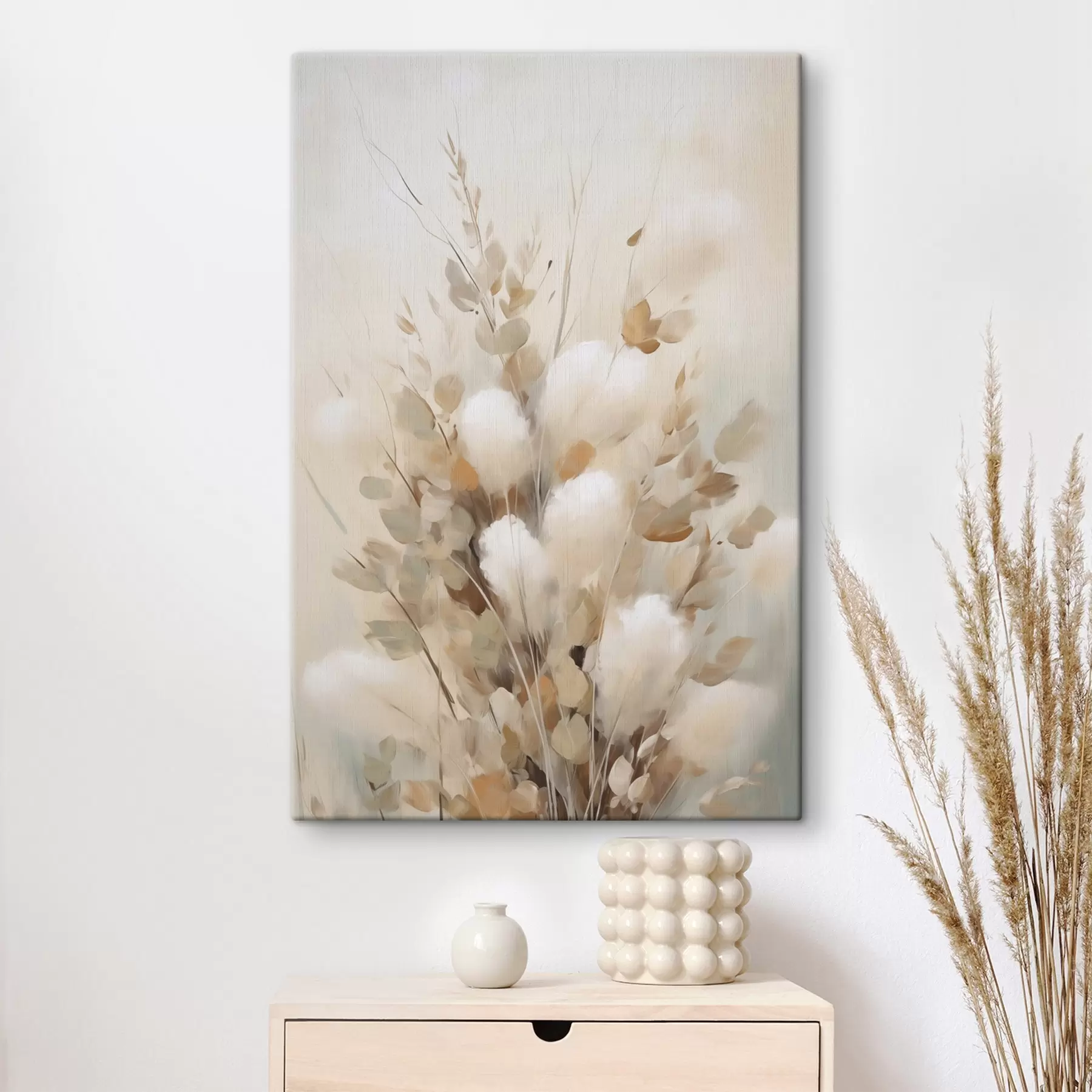 Tablouri Vegetație și ierburi uscate, imitație de pictură s50201