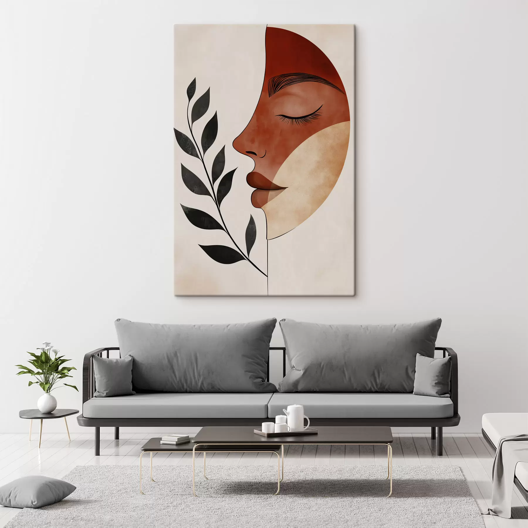 Tablouri Portret abstract al unei fete s50243