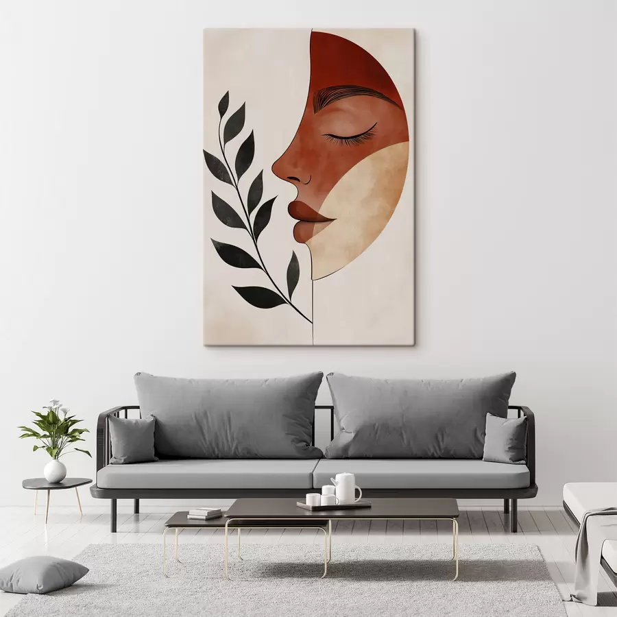 Tablouri Portret abstract al unei fete s50243