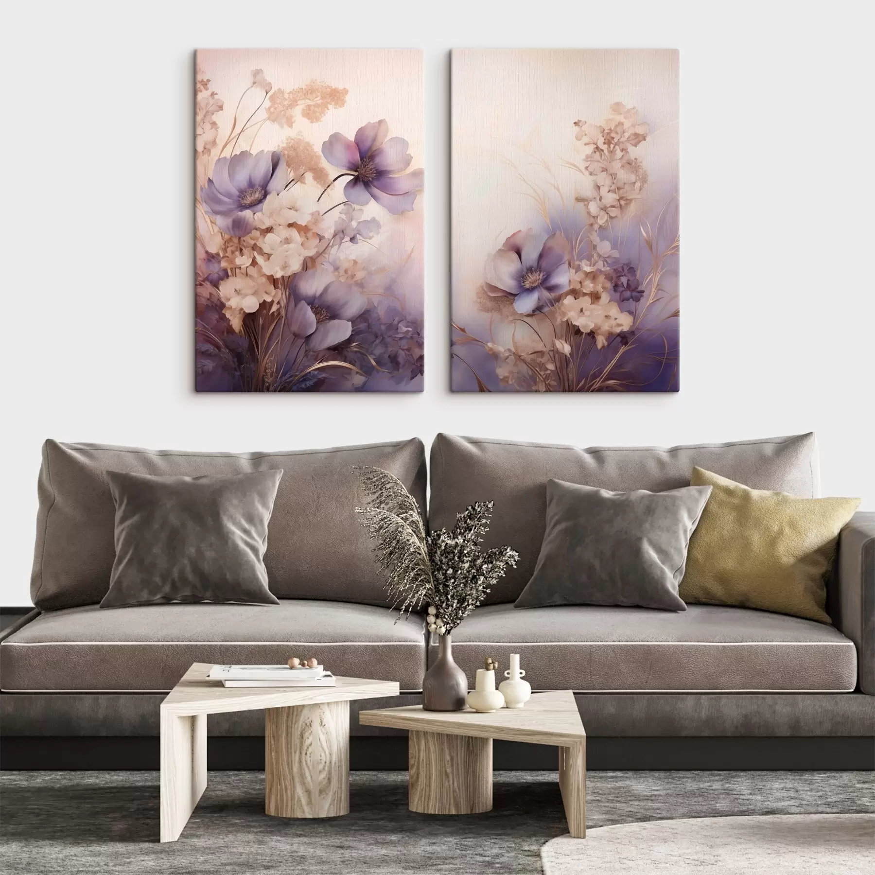 Tablouri Flori delicate de violetă m30876