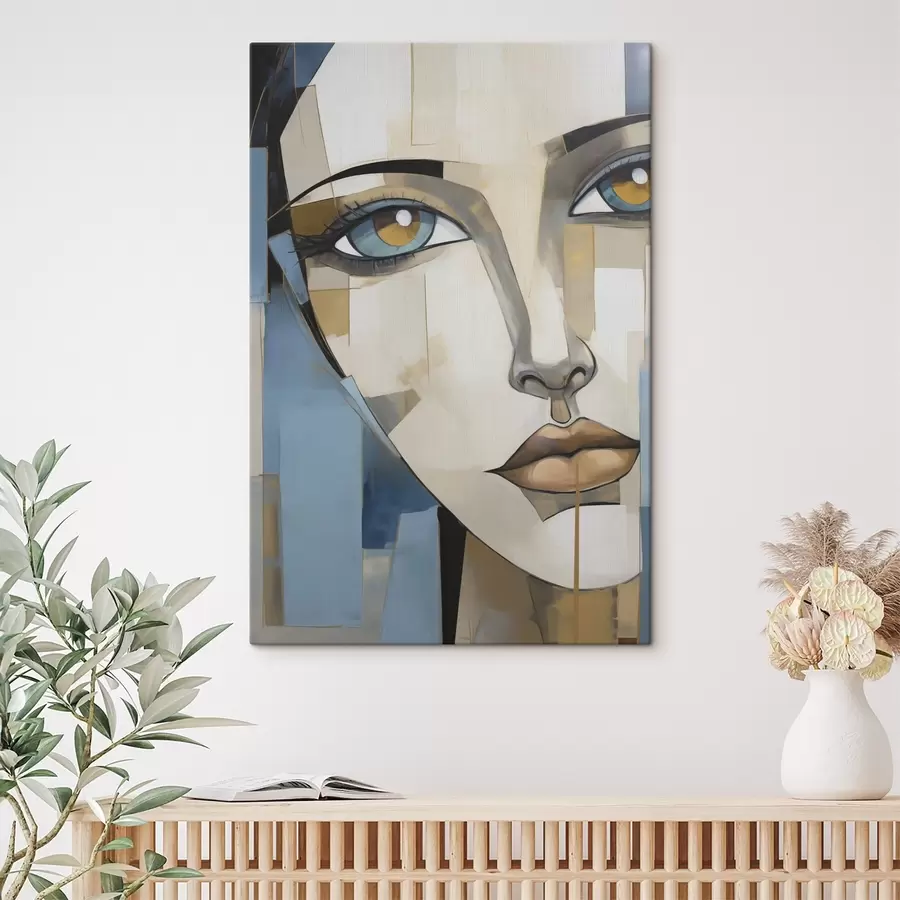 Tablouri Chip abstract, imitație de pictură s50264