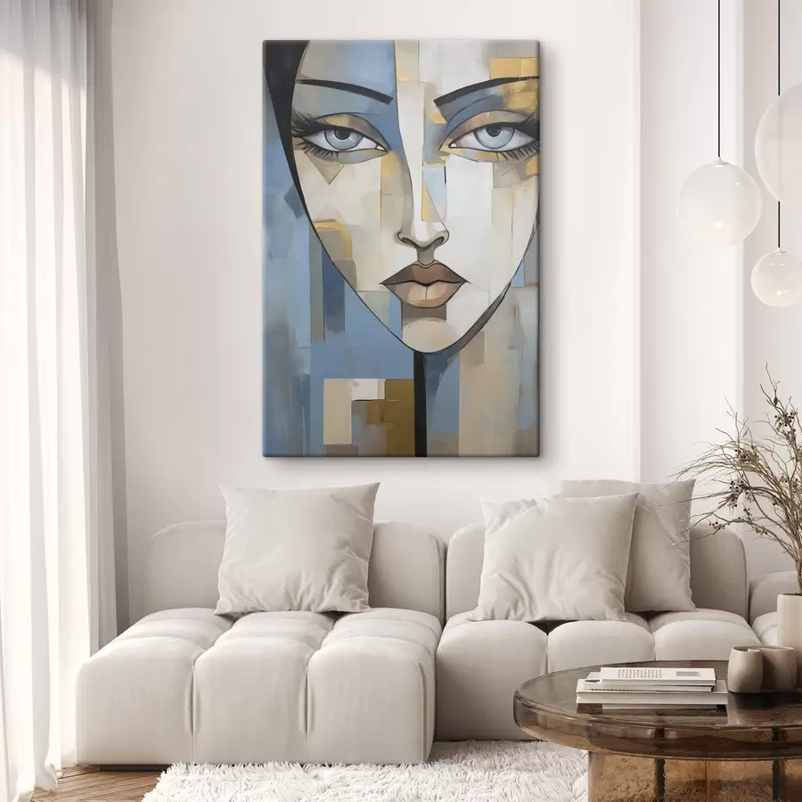Tablouri Portret abstract, imitație de pictură s50265