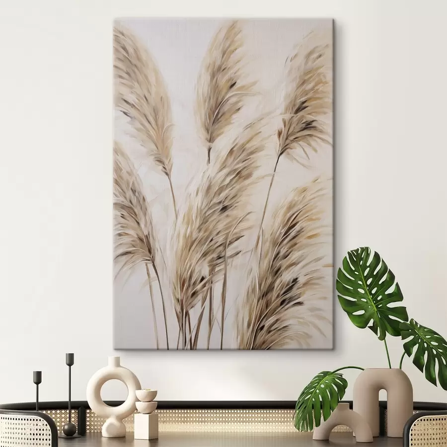 Tablouri Ramuri de pampas, pictură în imitație s50268
