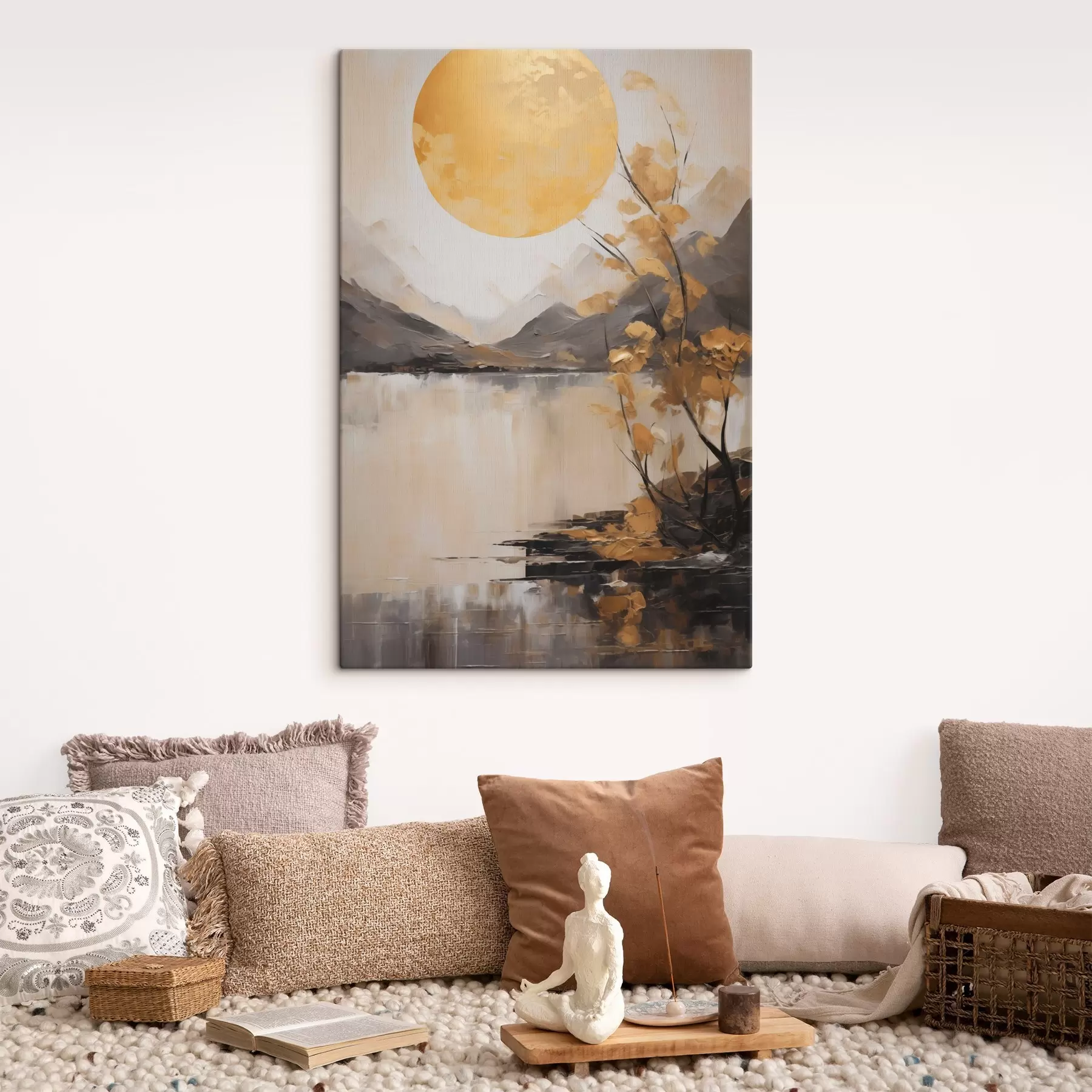 Tablouri Peisaj abstract, imitație de pictură s50272