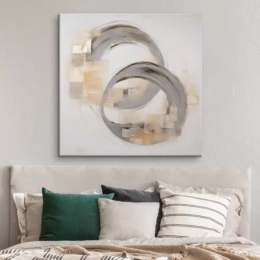 Tablouri Abstracția circulară, imitația picturii s50277