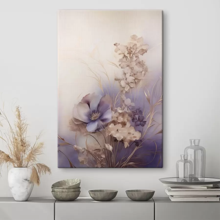 fototapet Un buchet delicat de liliac s50308